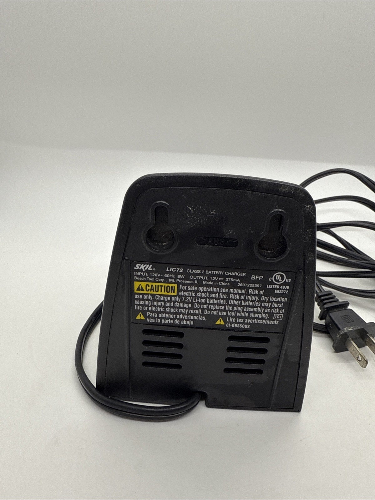 Skil LIC72 Smart Charge System Battery Charger for 7.2V Li-ion Battery – OEM