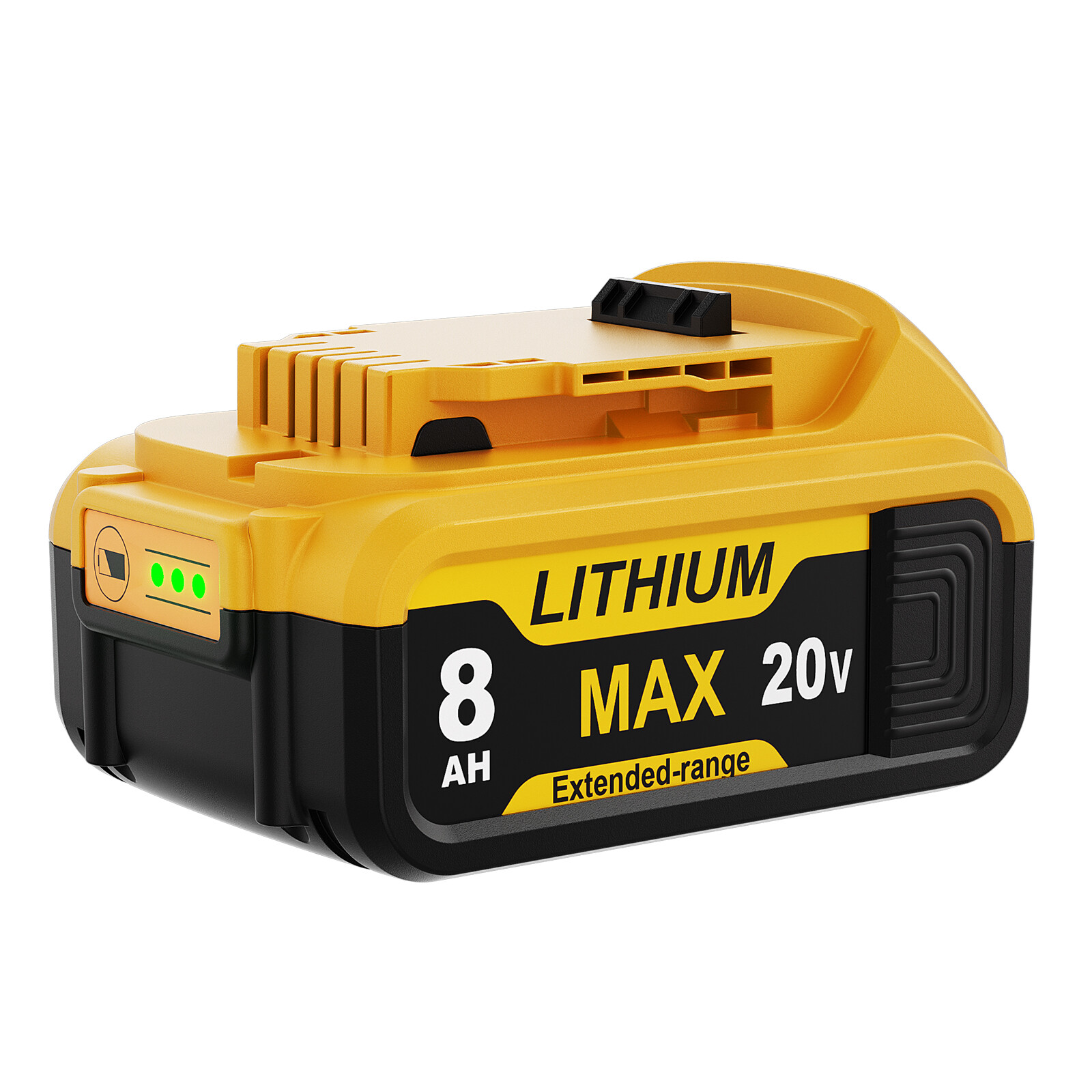 1Pack For Dewalt 20V 20 Volt Max 8.0AH Lithium Ion Battery DCB206 DCB205 DCB204D