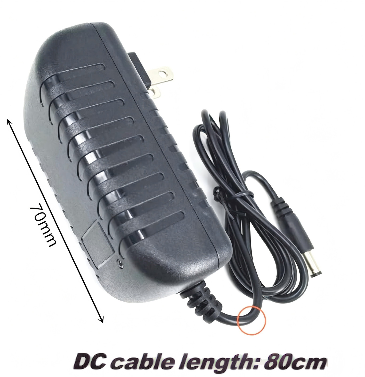 21V AC/DC Adapter Charger Power Supply Cord plug tip size 5.5mm/2.5mm