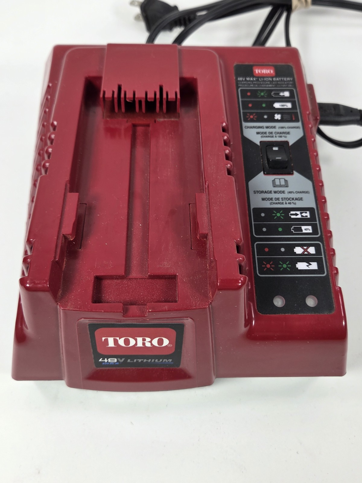 Toro 48V Max Battery Charger Only Lithium-Ion 88507 OEM