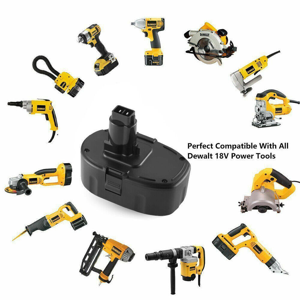 1-2Pack 18 Volt for Dewalt Battery DC9096-2 DC9098 DC9099 DW9096 DC9096 7.0Ah