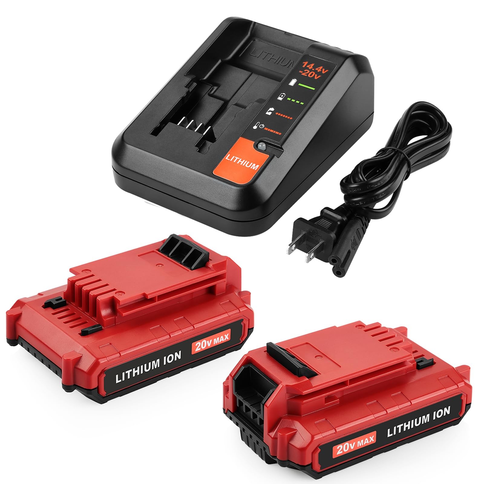Antrobut 2Pack 3.5Ah Replacement Porter Cable 20V Battery Pcc680L Pcc681L