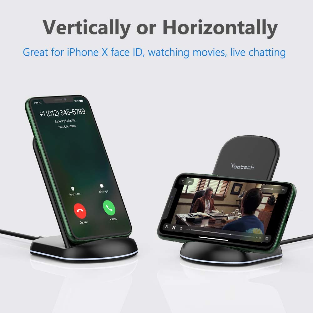 Yootech 2 Pack Wireless Charger10W Max Wireless Charging Standcompatible Iphone