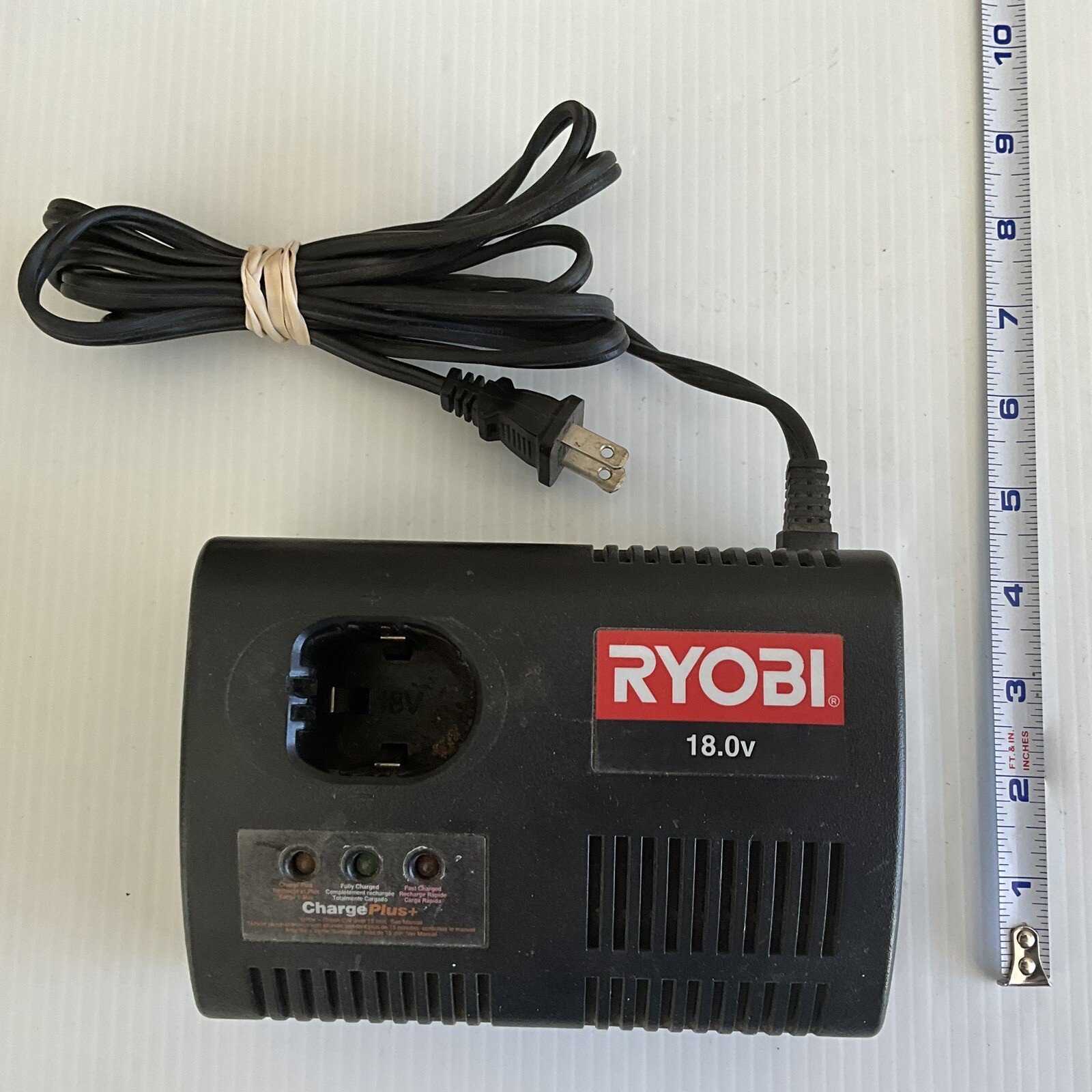Genuine RYOBI 18.0v NiCd Battery Charger Model P110 18 Volt Charger Plus