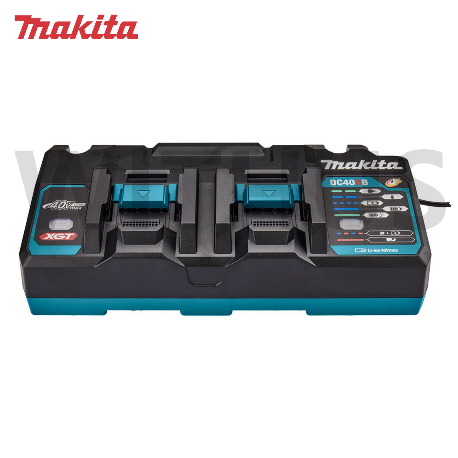 Makita DC40RB 40V Max XGT Li-ion Dual Port Rapid Optimum Battery Charger 220V
