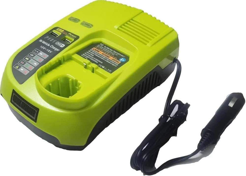 Compaitble with Ryobi P131 One+ Portable Dual Chemistry Lithium Ion or NiCad Veh