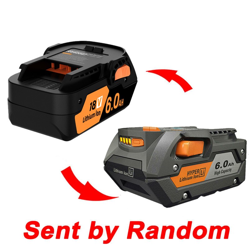 2X For Ridgid R840087 8.0Ah Lithium Battery Rigid 18Volt R840085 Power Tools