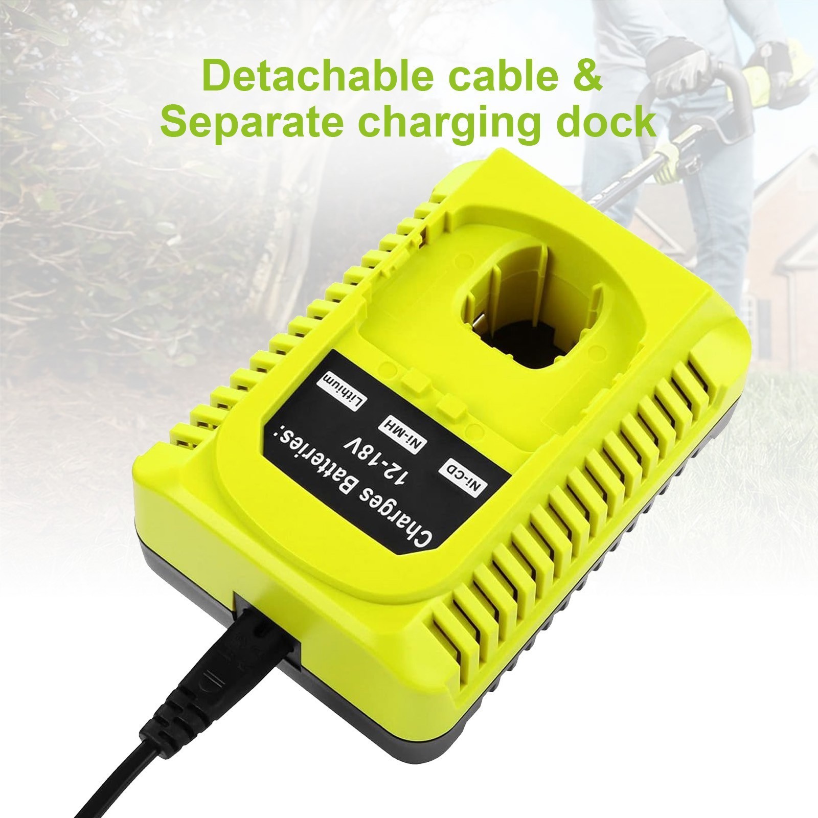 NEW P117 Rapid Charger for Ryobi 18V One+ Plus Batteries P108 P189 P190 PBP004
