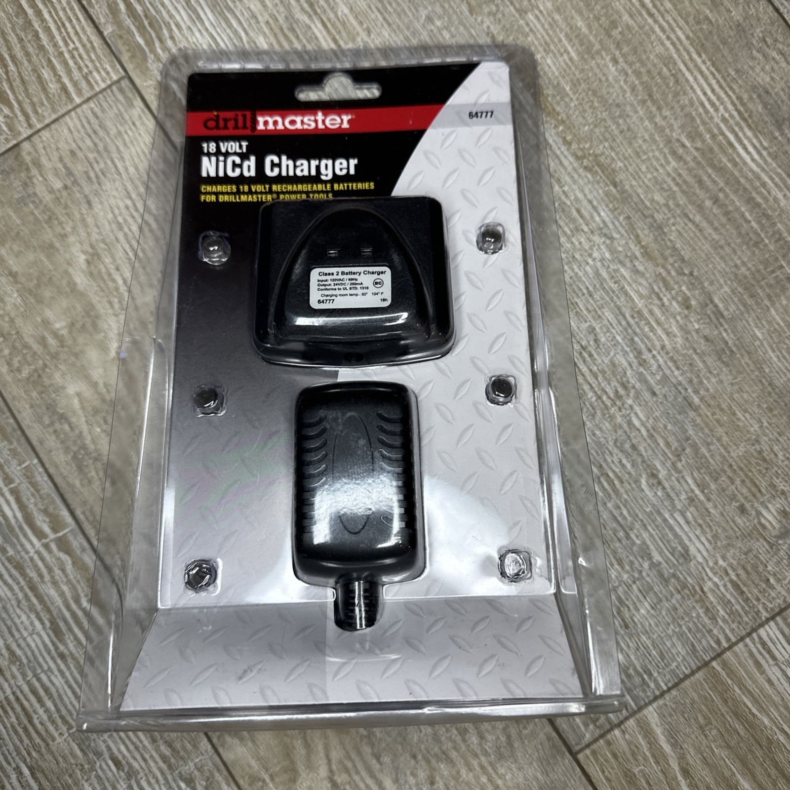 NEW DrillMaster 18V NiCd Battery Charger 64777 For Drill Master Power Tools