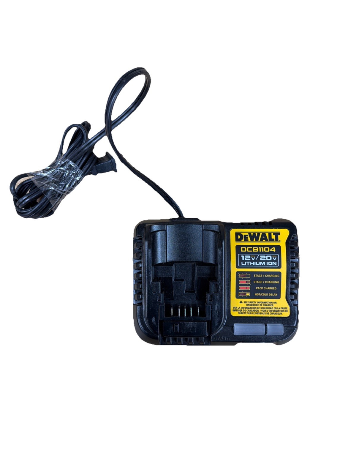 Dewalt DCB1104 12v/20v XR Battery Charger 4Amp Charger
