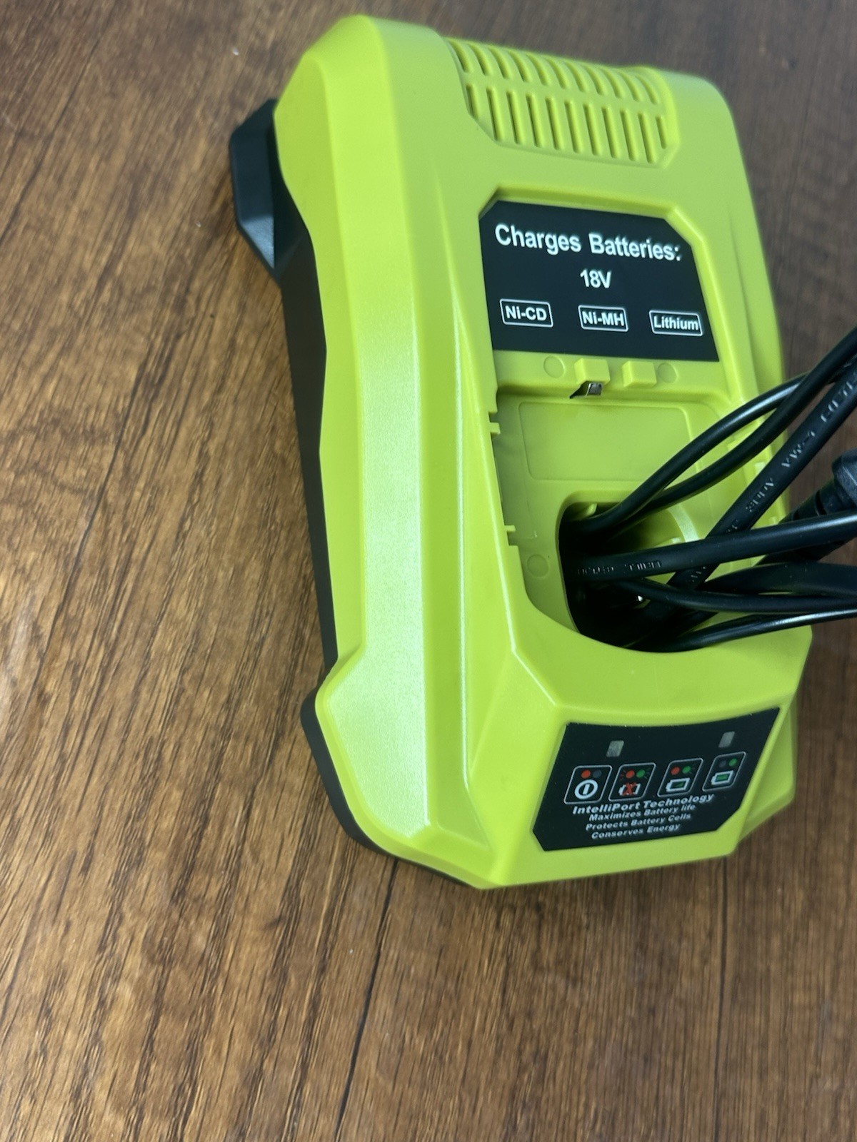 18V Battery Charger Compatible With Ryobi ONE+ Lithium NiCd NiMH Tested