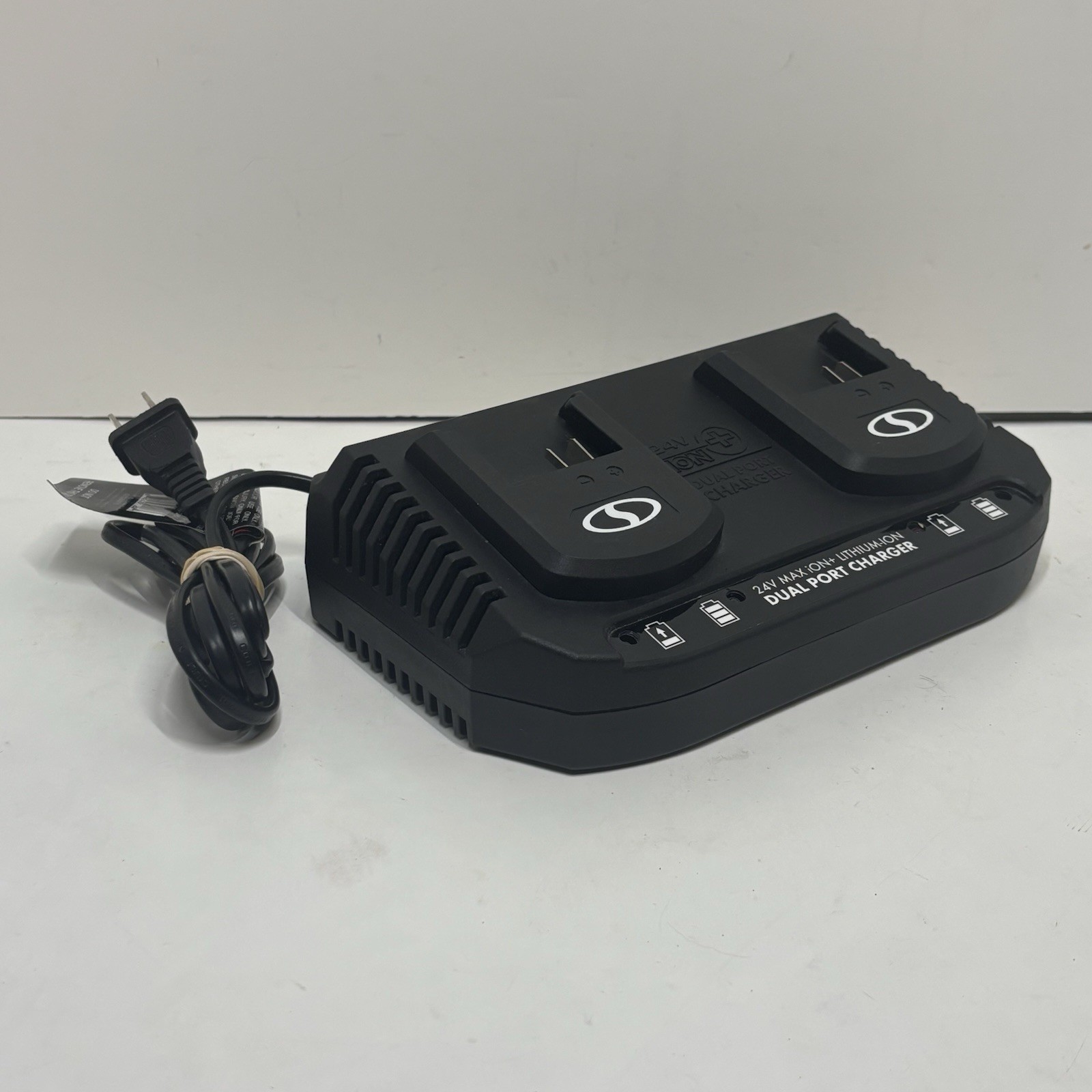 Snow Joe Ion+ 24V Lithium-Ion Battery Charger – Dual Port 24V-X2-20SB OEM