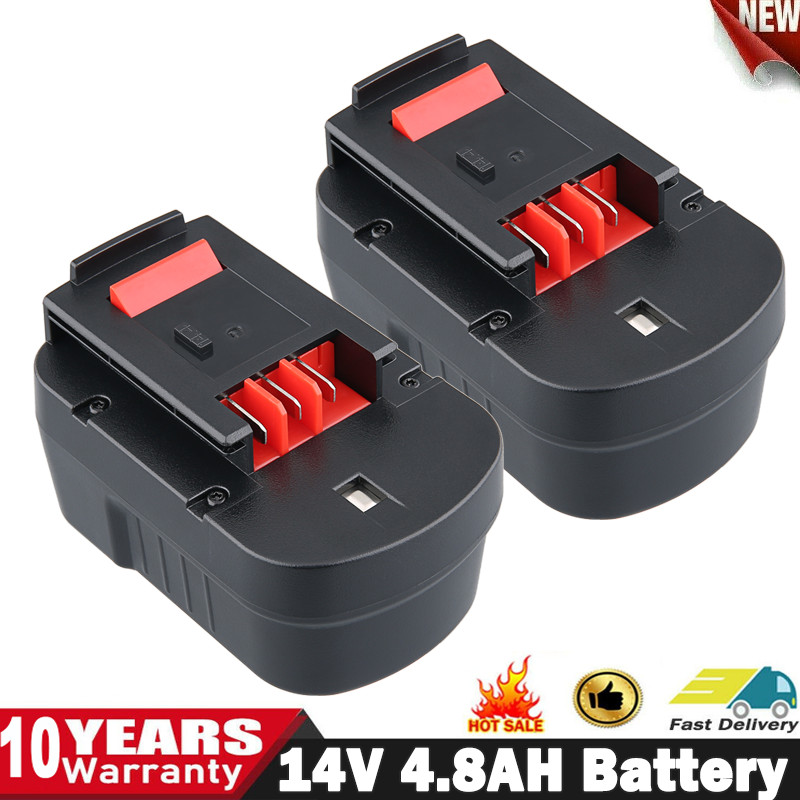2pack 14.4V Replacement for BLACK DECKER Battery HPB14 FIRESTORM 499936-34 A14