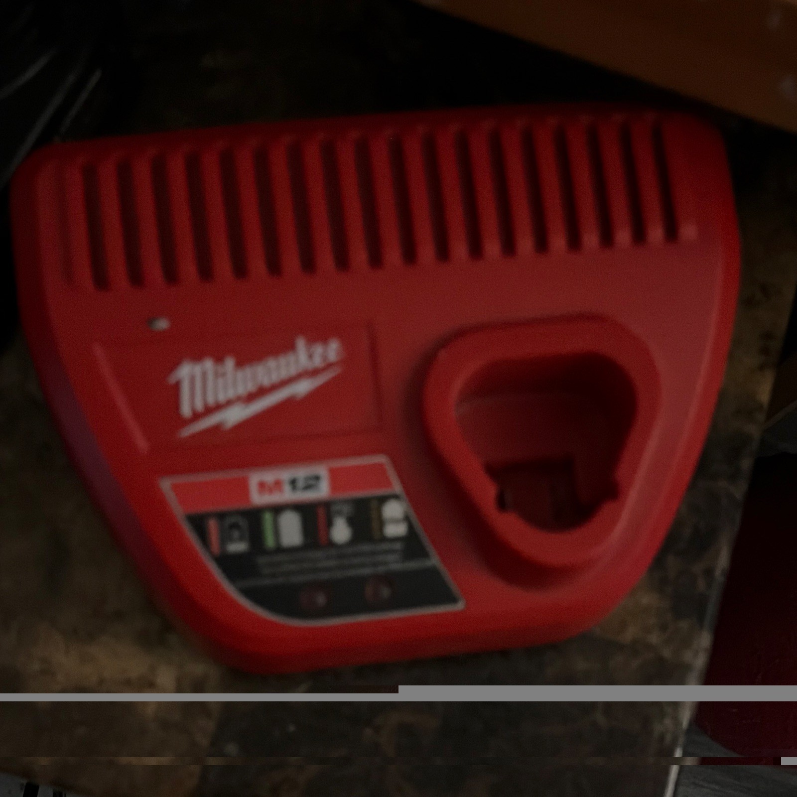 Milwaukee M12 12V Red Lithium-Ion Battery Charger w/ Batteries Included