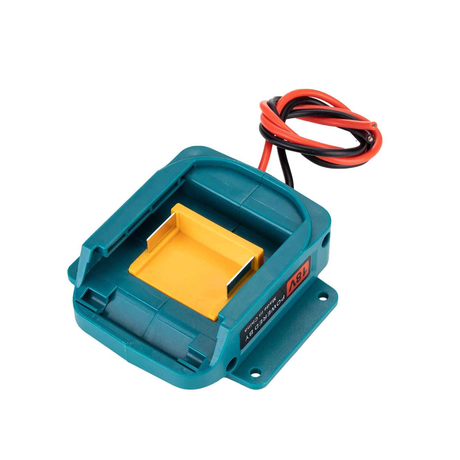 Power Battery Adapter Wheel for Makita 18V LXT with 80x70x25mm, blue