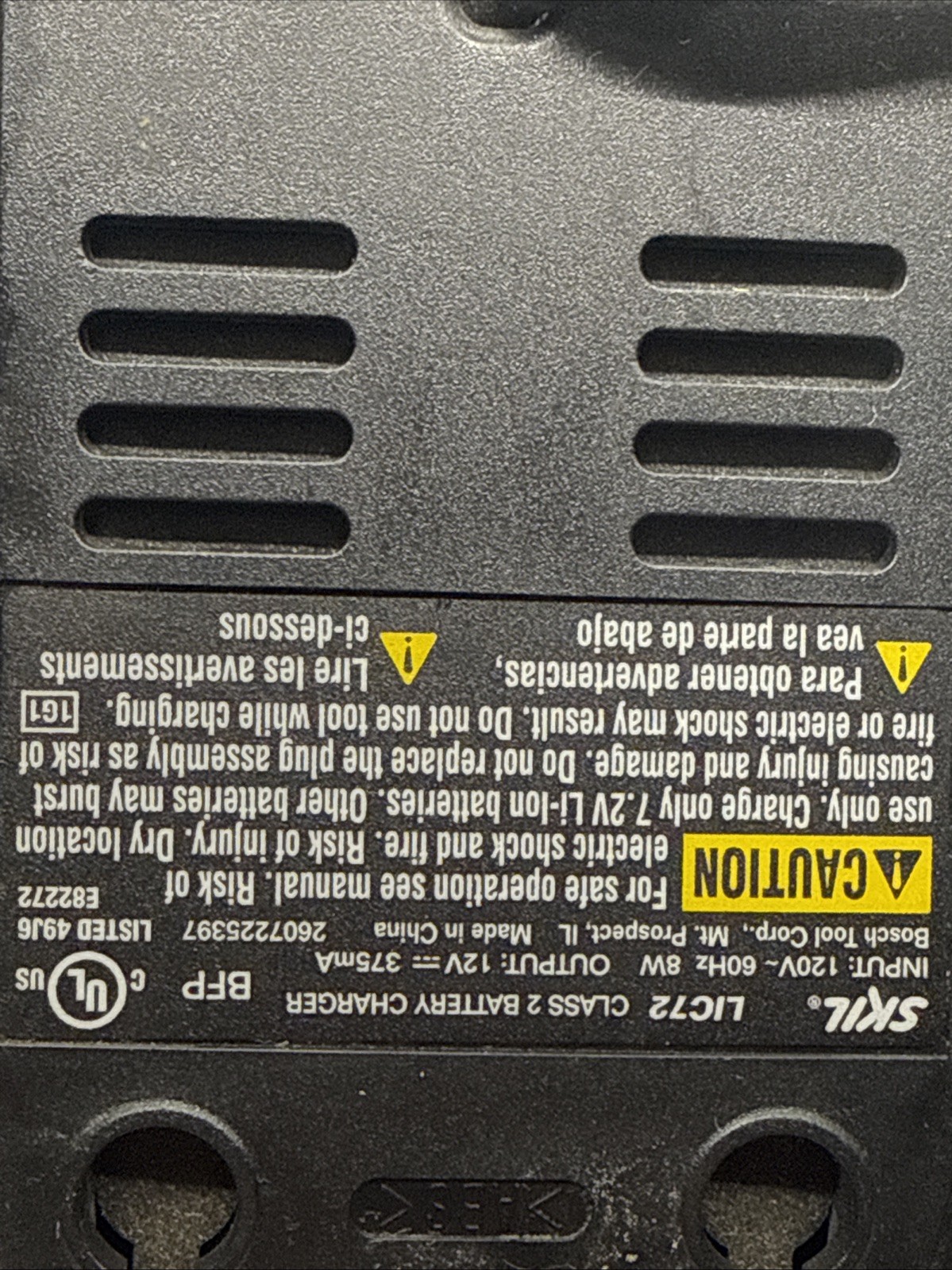 Skil LIC72 Smart Charge System Battery Charger for 7.2V Li-ion Battery – OEM