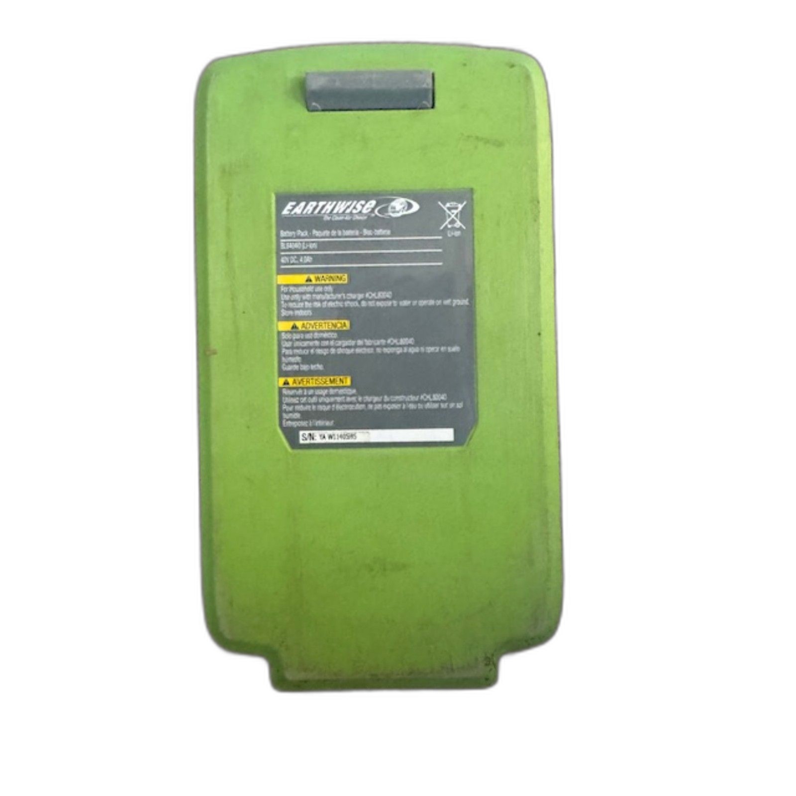 Earthwise Power Tools by ALM BL84040 40 Volt 4Ah Battery, 1 Count (Pack of 1)
