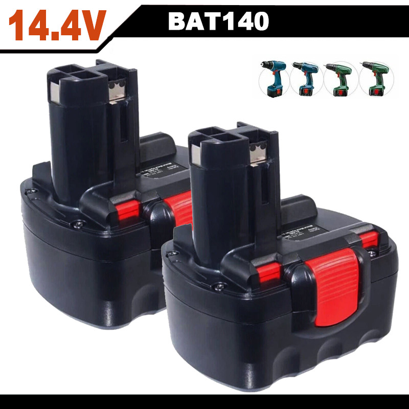 2Pack 14.4V Battery for BOSCH BAT140 Cordless BAT038 BAT040 BAT038 BAT159 4.6Ah