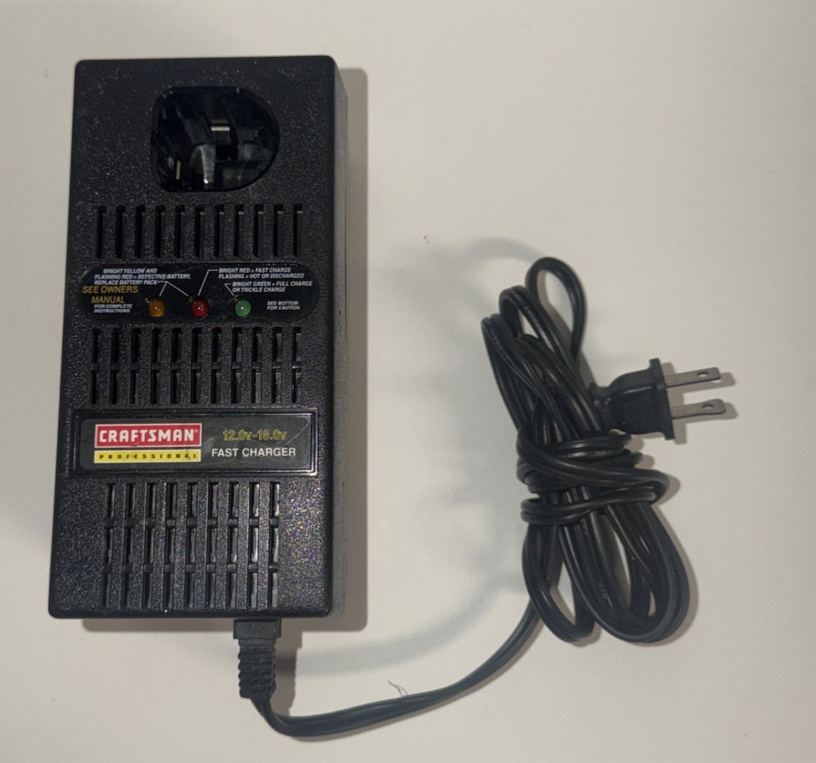 Craftsman Professional 12V-18V Battery Fast Charger Dual Charge 975208-001