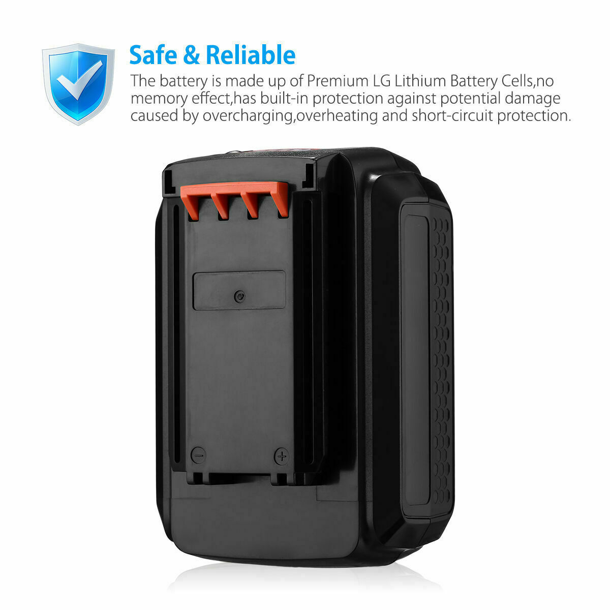 40 Volt 2.0Ah Lithium Battery for Black and Decker 40V Max LBX2040 LBXR36 LSW36