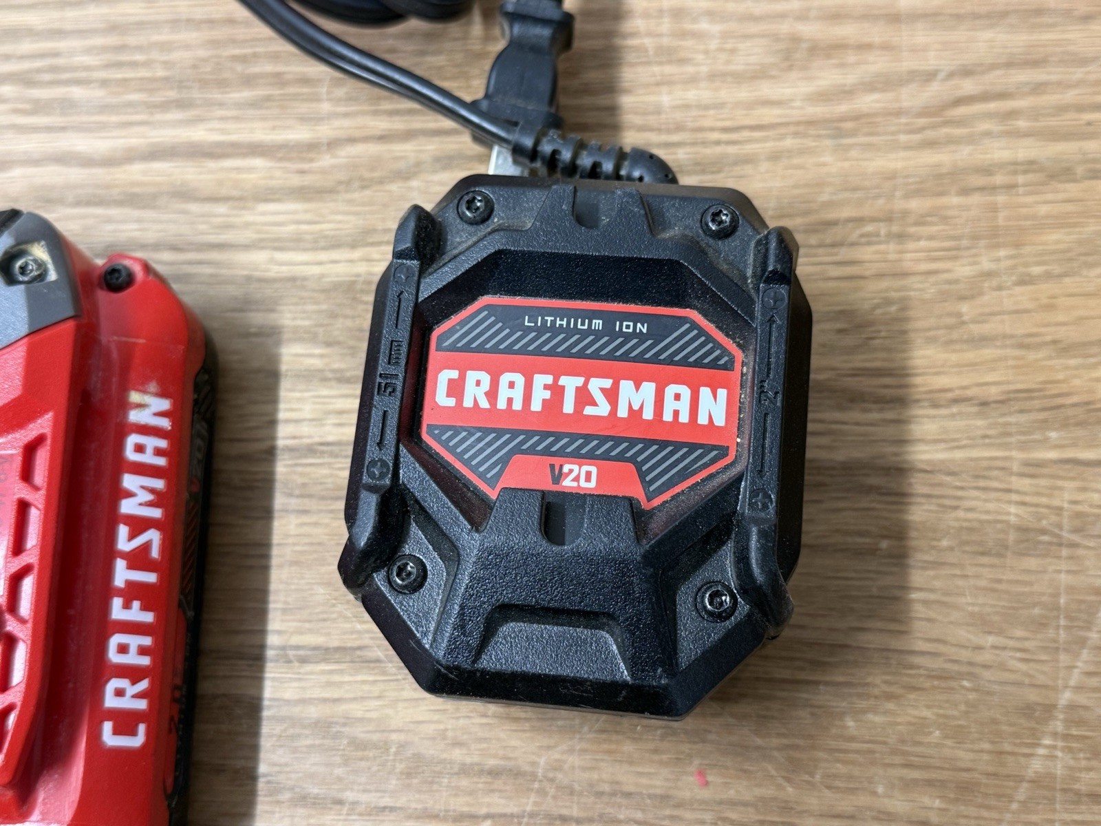 Craftsman Battery Charger 12V-20V CMCB102 and 2 20V Batteries CMCB101