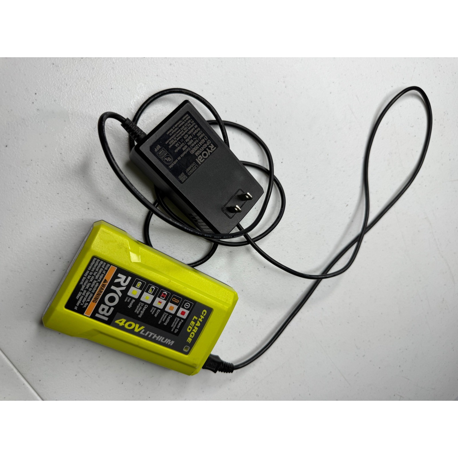 Ryobi 40V Lithium Battery Charger OP404VNM 140412008 Genuine Power Tool Accesso