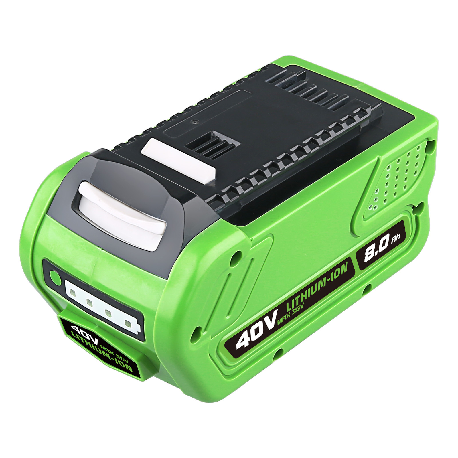 8.0Ah For Greenworks 40V Lithium G-MAX Battery 29462 29482 29252 29472 2-PACK