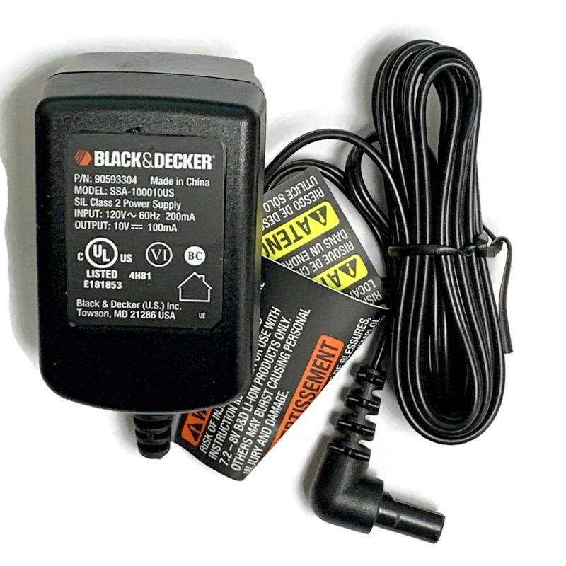 BLACK & DECKER 90593304 10V Power Supply Replacement 7.2V Charger
