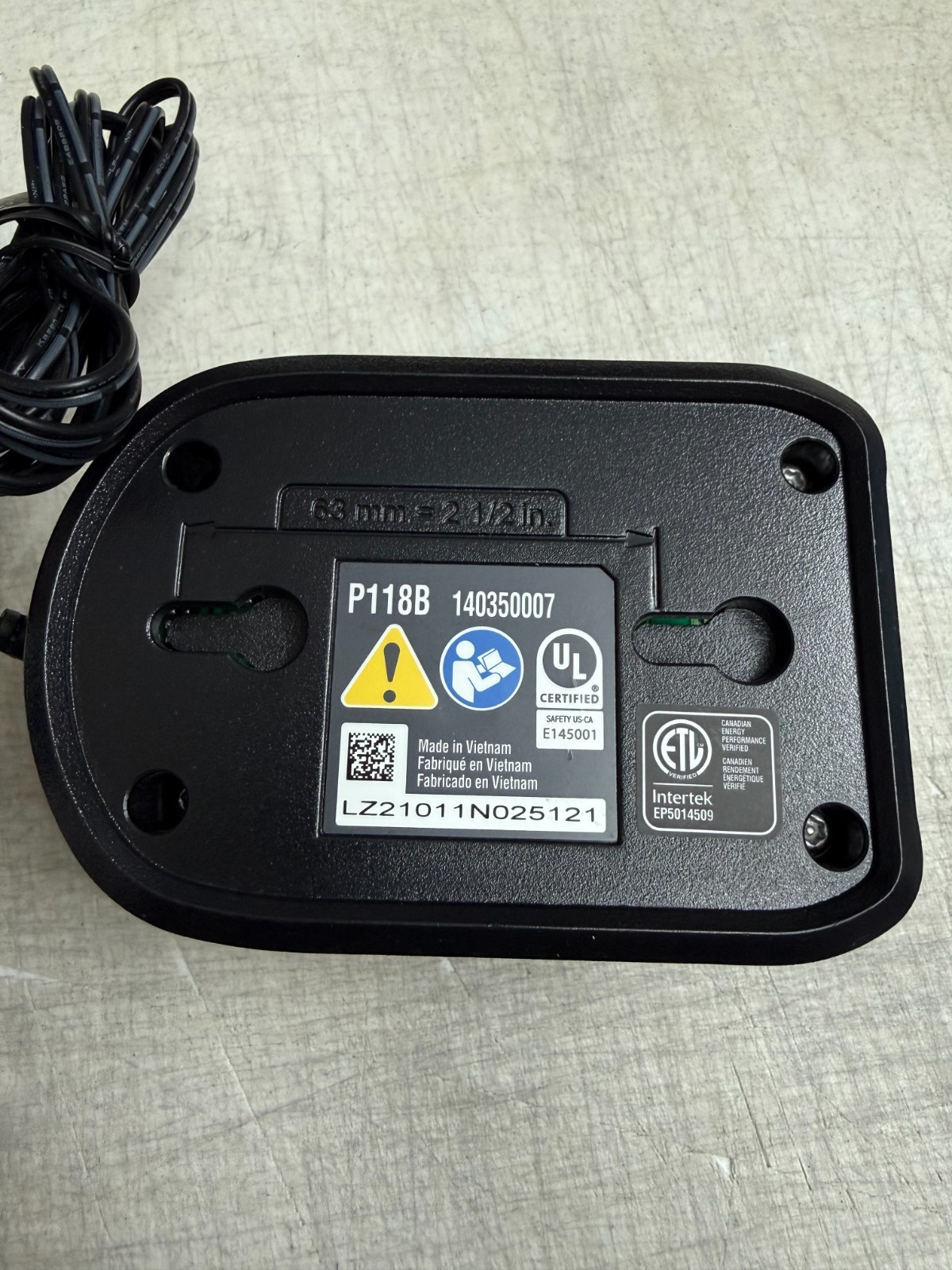Ryobi ONE+ P118B | 18-Volt Lithium-Ion Replacement Battery Charger