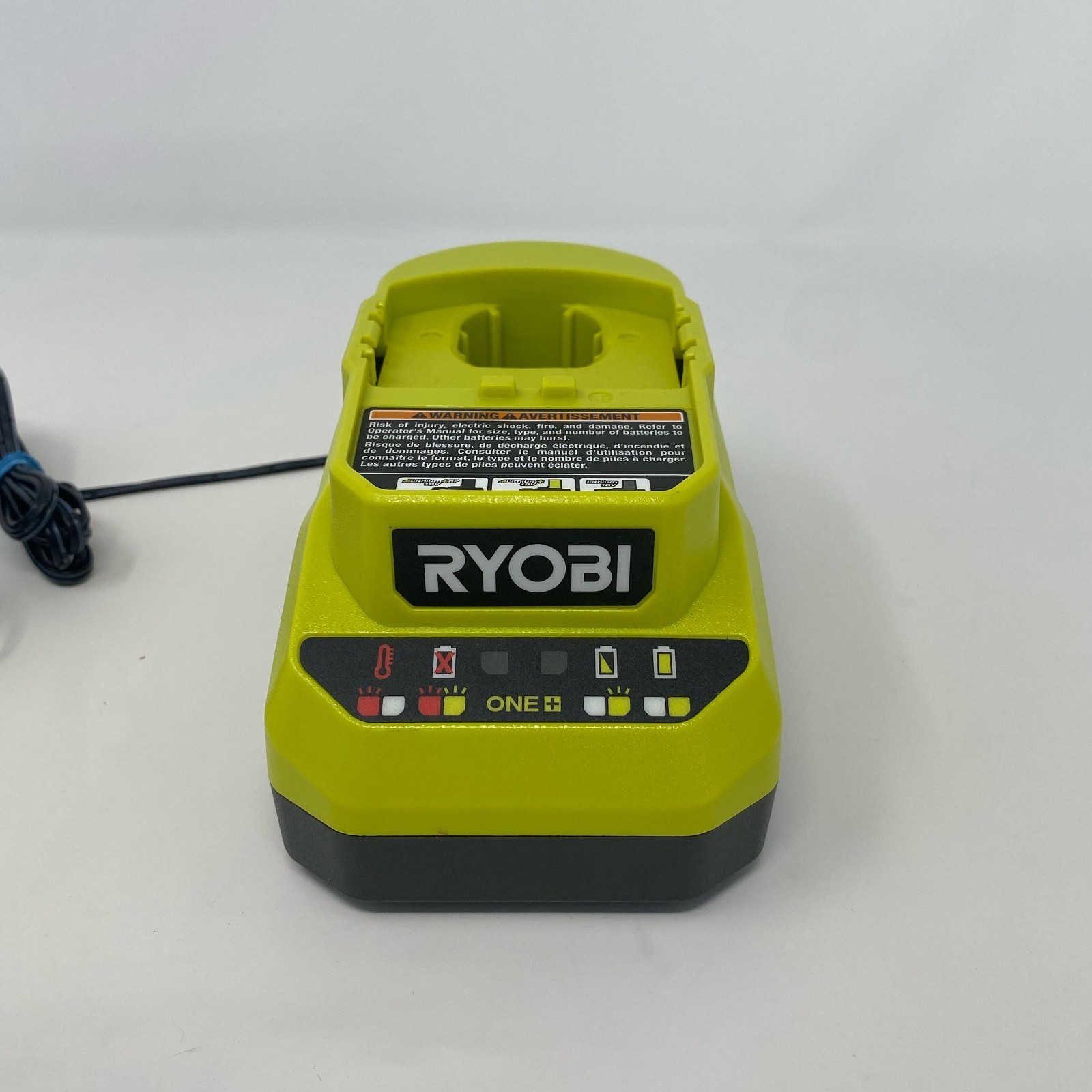 Ryobi ONE+ 18V Charger PCG002, Green/Black – Bulk Packaged