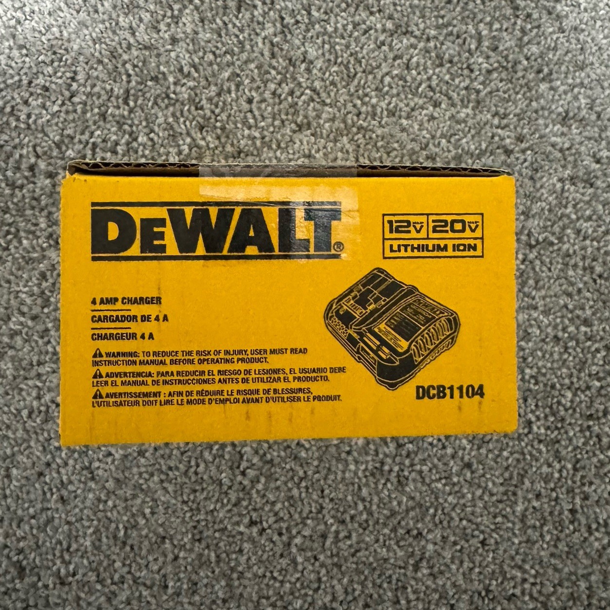Dewalt DCB1104 12V MAX/20V MAX 4 Amp Lithium Ion Battery Charger – Black