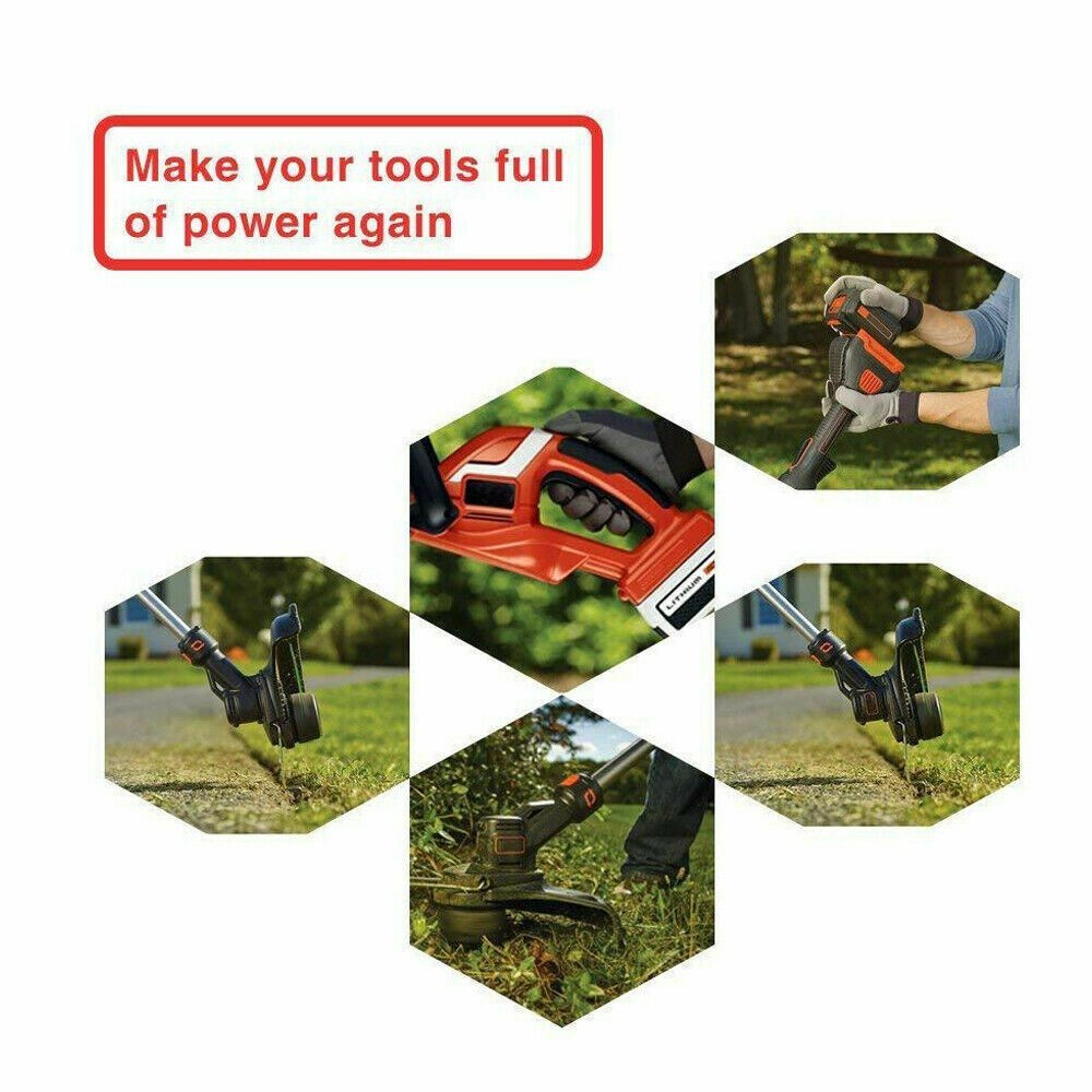 2X 40V MAX Lithium-ion Battery for Black and Decker 40 Volt 4.0Ah LBXR36 LSW36
