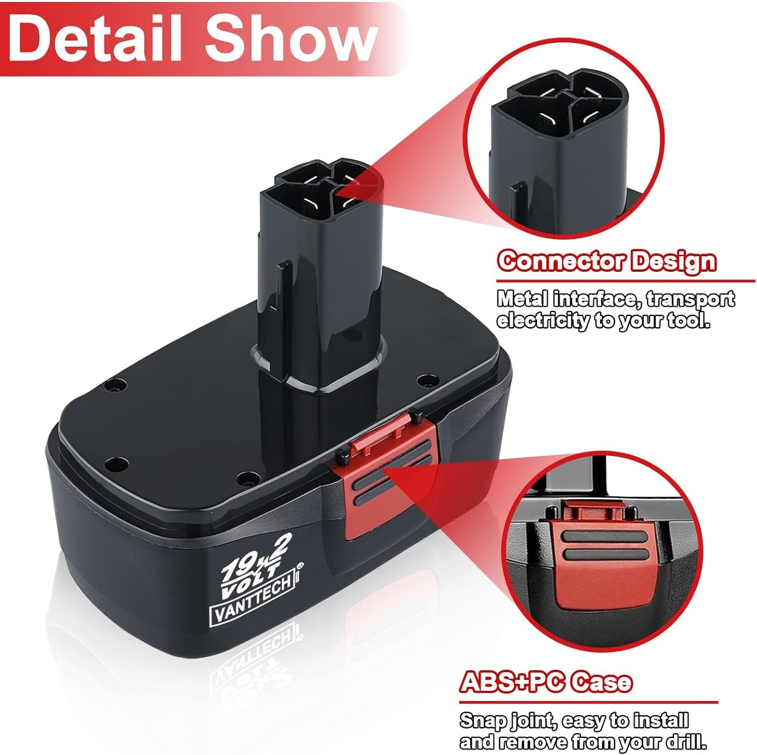 19.2V DieHard Battery / Charger For Craftsman C3 11375 130279005 Cordless Drill
