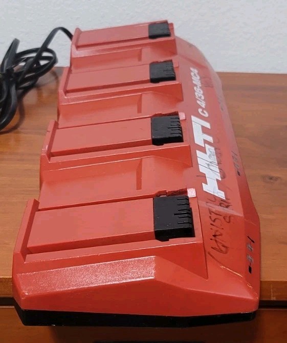 Hilti C 4/36-MC4 Multi-Bay 4-Slot Battery Charger 110V-120V 115V Sequential 90W