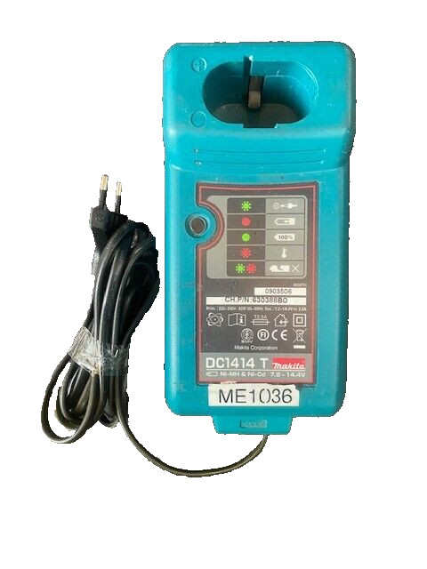 Original Makita DC1414T Battery Charger 7.2-14.4V For NiMh Ni-Cd Batteries
