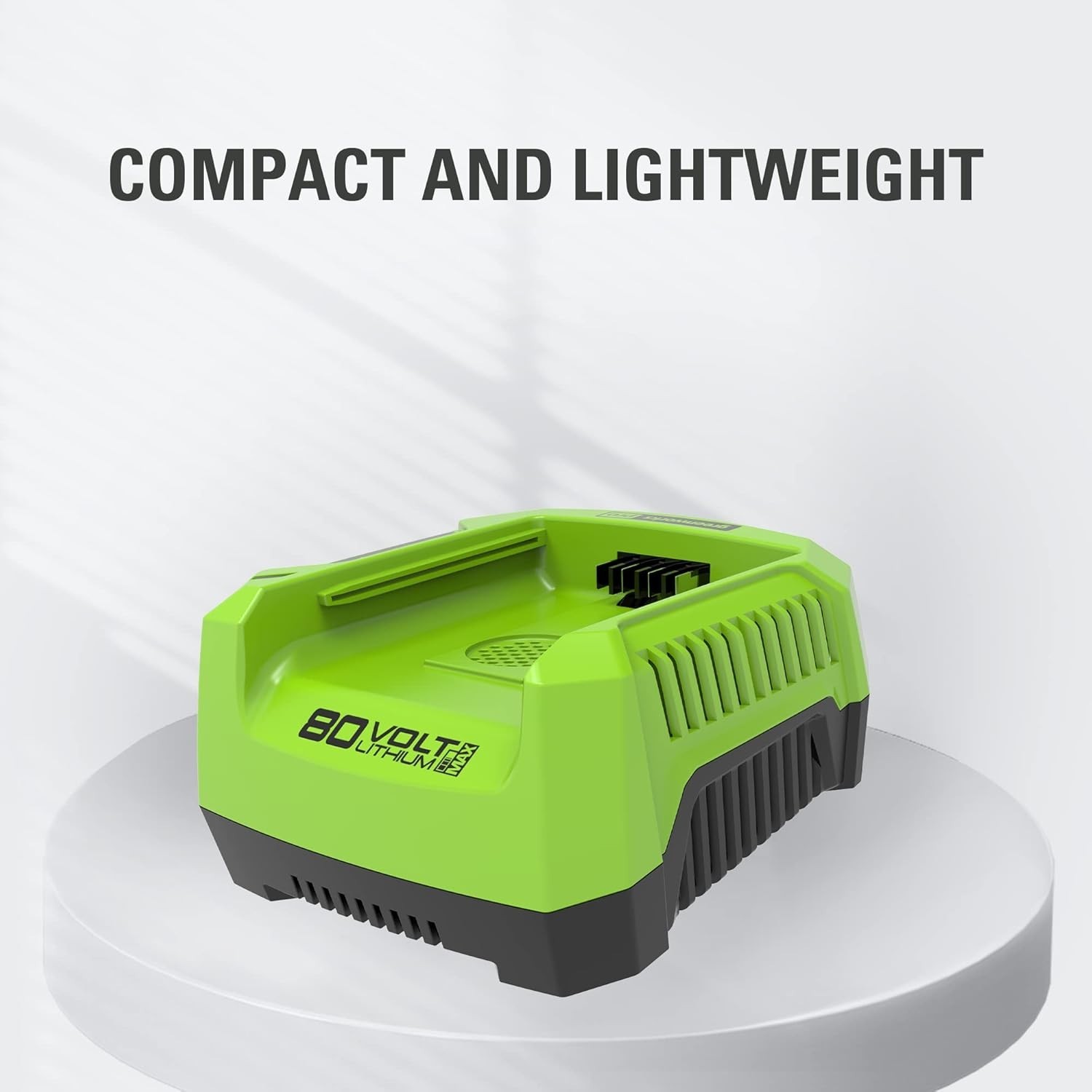 PRO 80V Rapid Charger Greenworks Lithium Ion Single Port Fast Charge