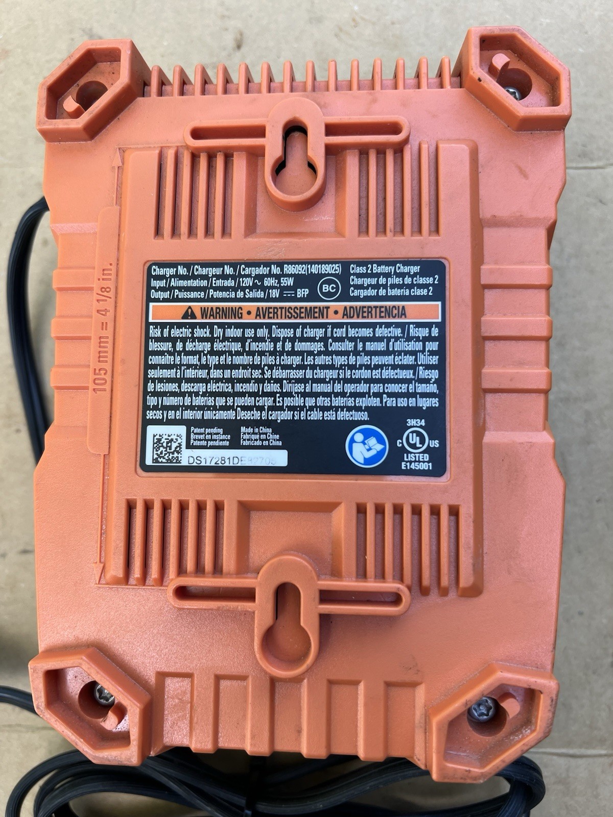 🇺🇸Genuine Ridgid Battery Charger R86092 & 18V Lithium Ion R840085 Battery🇺🇸