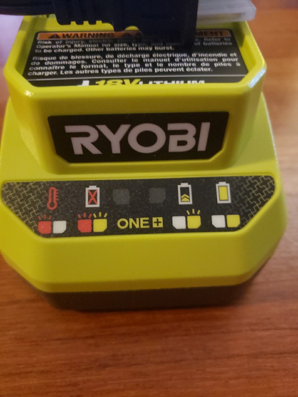 Ryobi Battery Charger OEM PCG002 Authentic 18V ONE+ Li-Ion ORIGINAL New Open Box