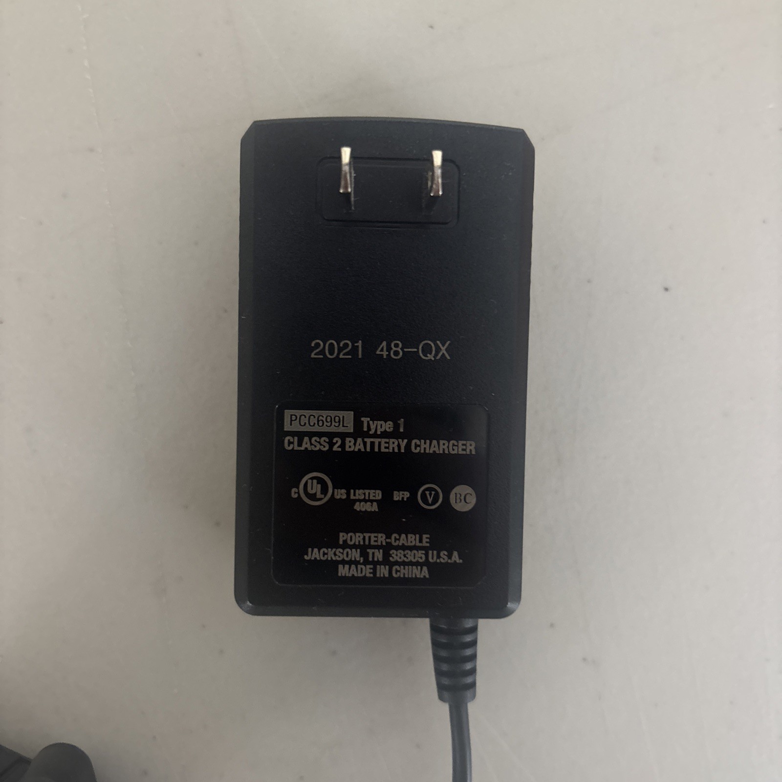 PORTER-CABLE PCC699L 20V Battery Charger – Black