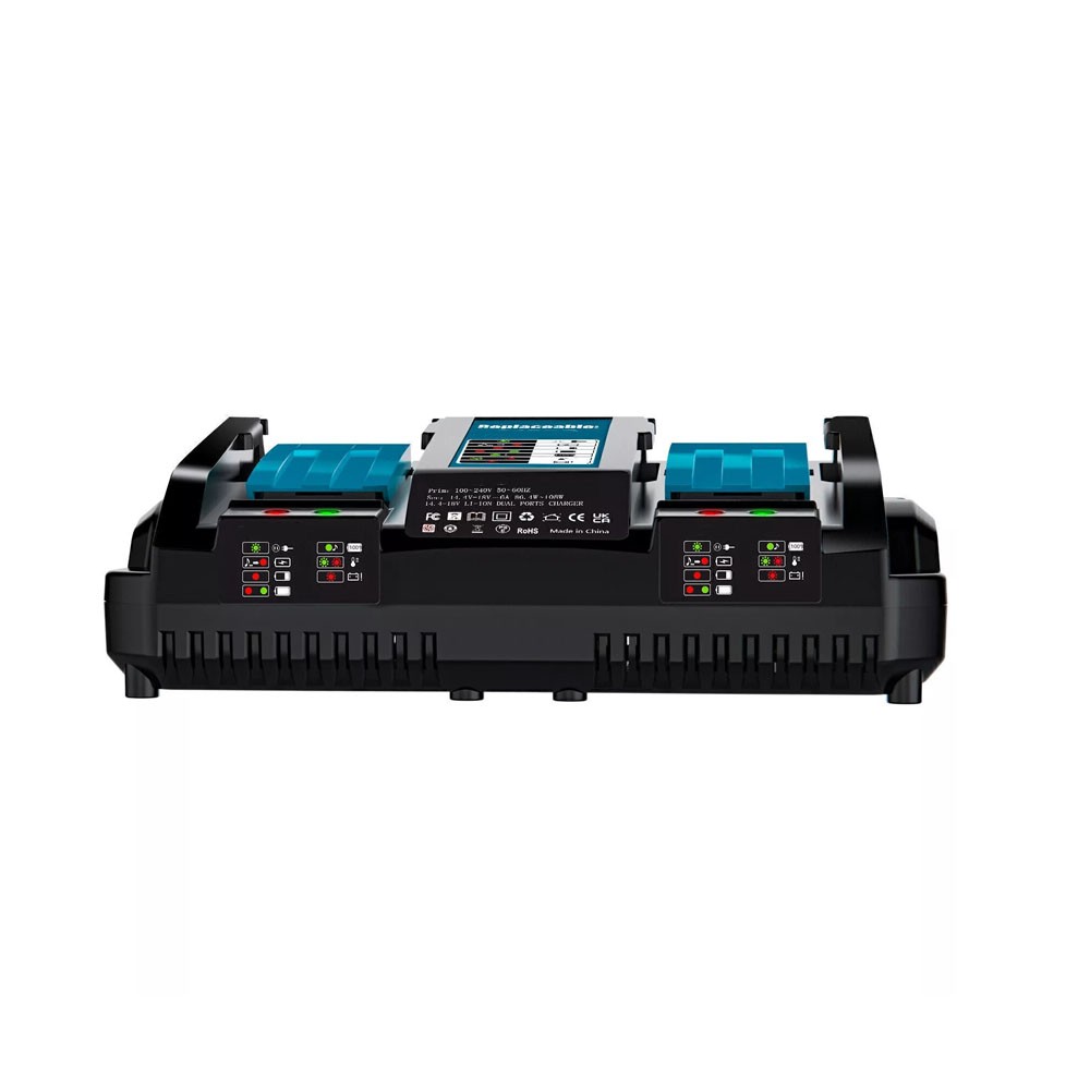 DC18RC Dual port charger For Makita 18V BL1830 BL1860 BL1840 LXT charger