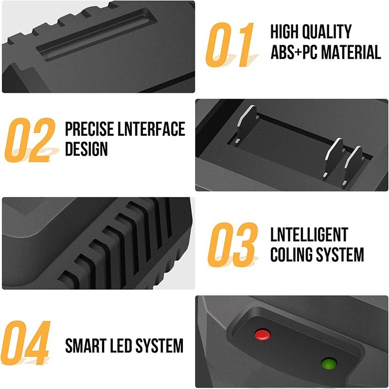 DC18RC Replacement Charger for Makita 18V LXT Lithium Ion Battery BL1850 BL1830