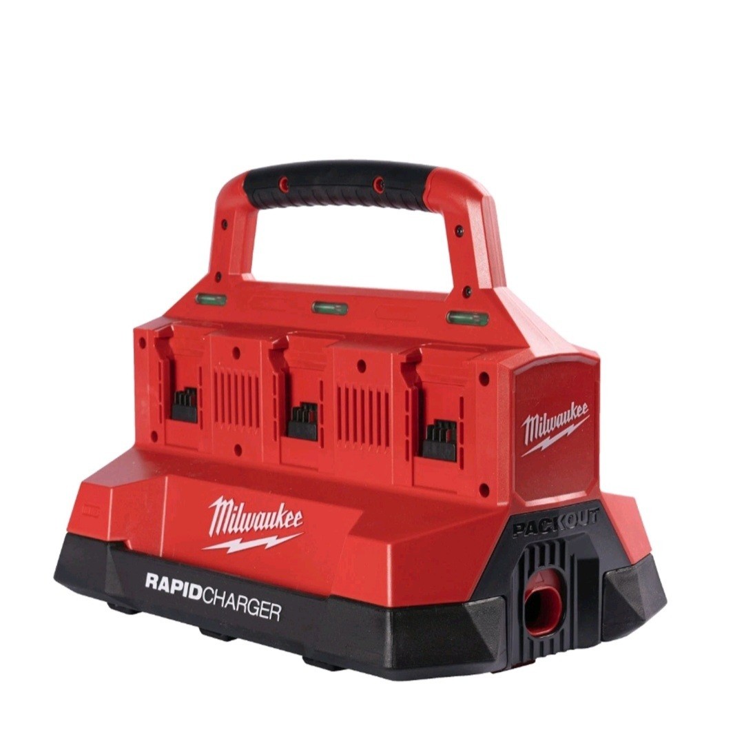 Milwaukee 48-59-1809 M18 18V Lithium-Ion Packout 6-Port Rapid Charger
