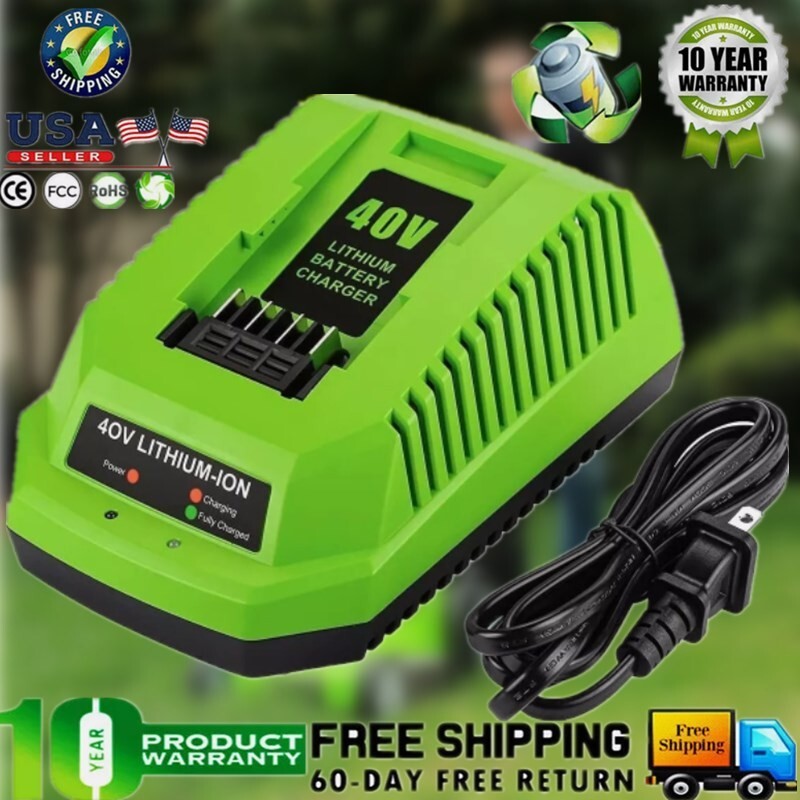 NEW 40V Charger 29482 For Greenworks 40V Battery 29472 29462 29252 22272 BAF721