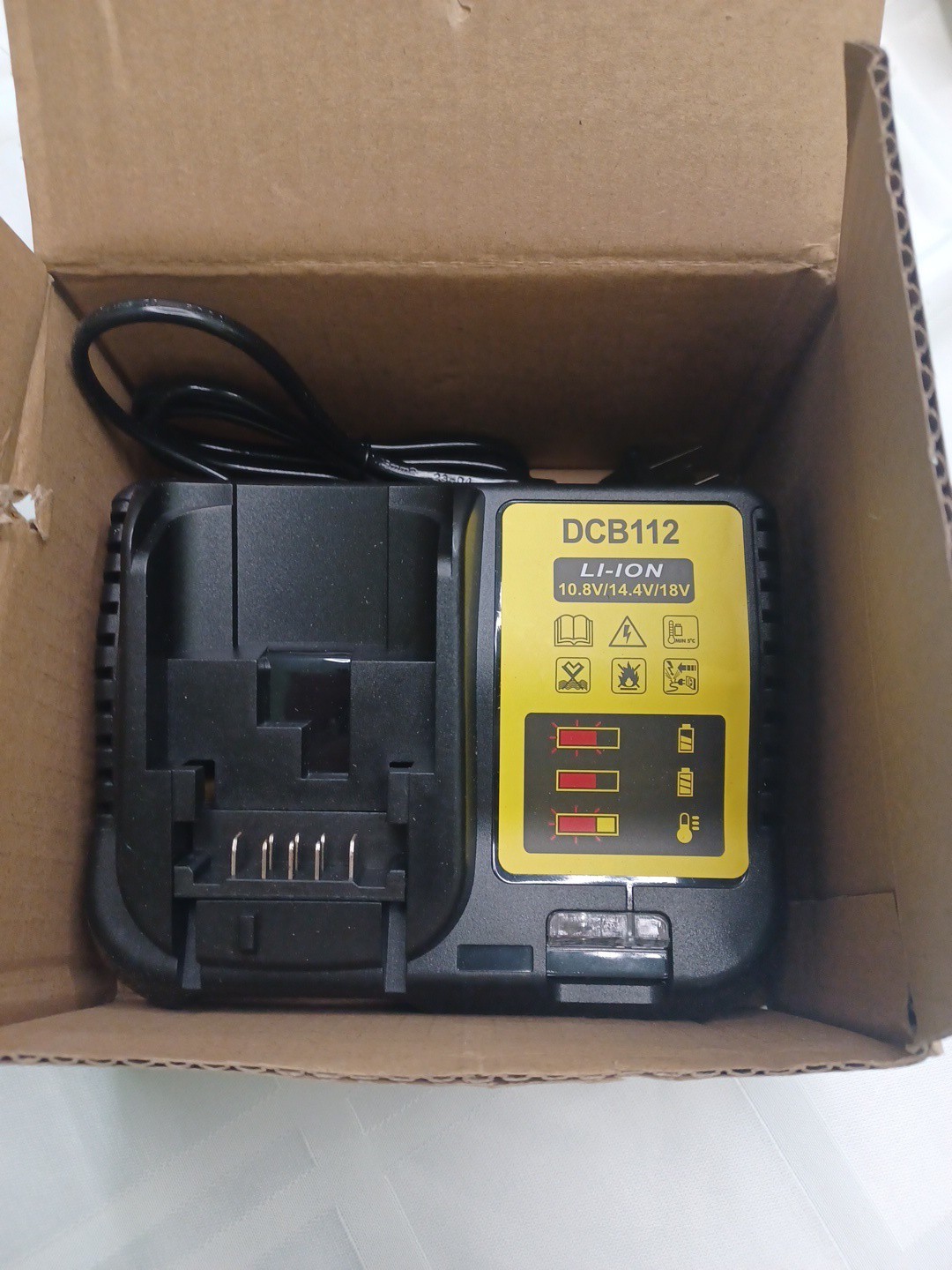 Replace DEWALT DCB112 DCB120 20V Volt MAX Li-Ion Fast Battery Charger DCB205 Etc