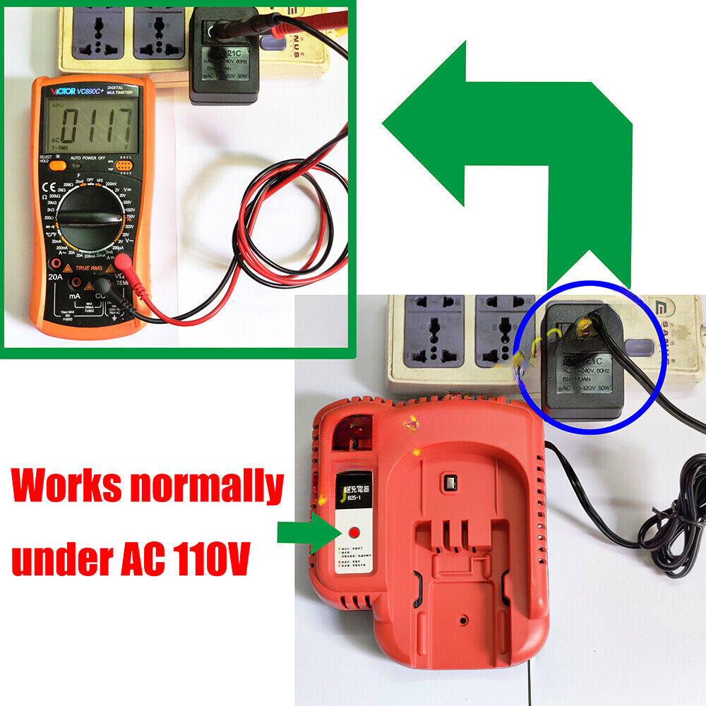 1 for Black&Decker 9.6V-18V Ni-CD/Ni-MH Battery Quick Original Charger (AC 100V)