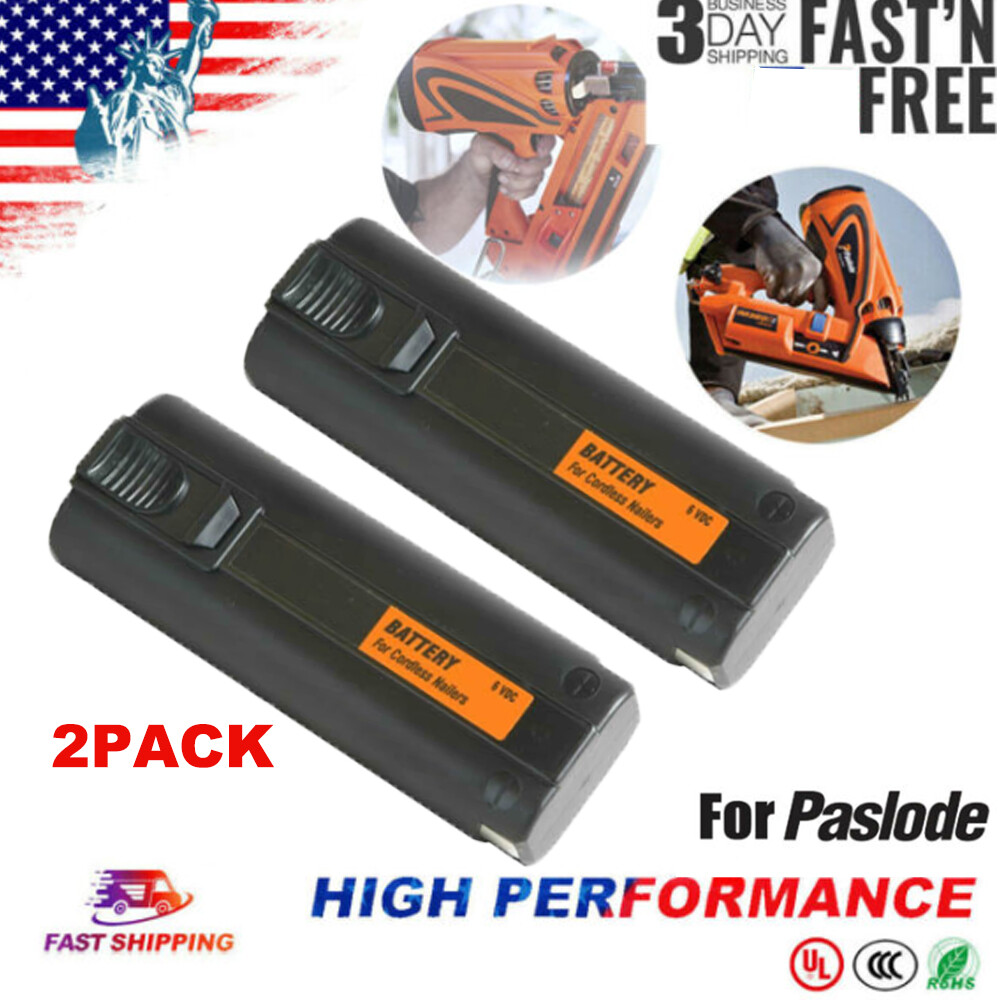 1-2 For Paslode 404717 6V 4.8Ah Rechargeable Battery 900400 900420 404400 IM250