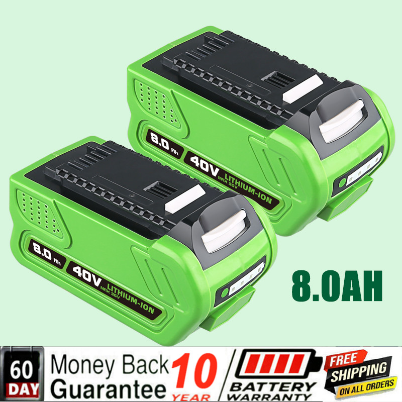 2PACK 40V For Greenworks 40V G-MAX Lithium Battery 29462 29482 29252 29472 NEW