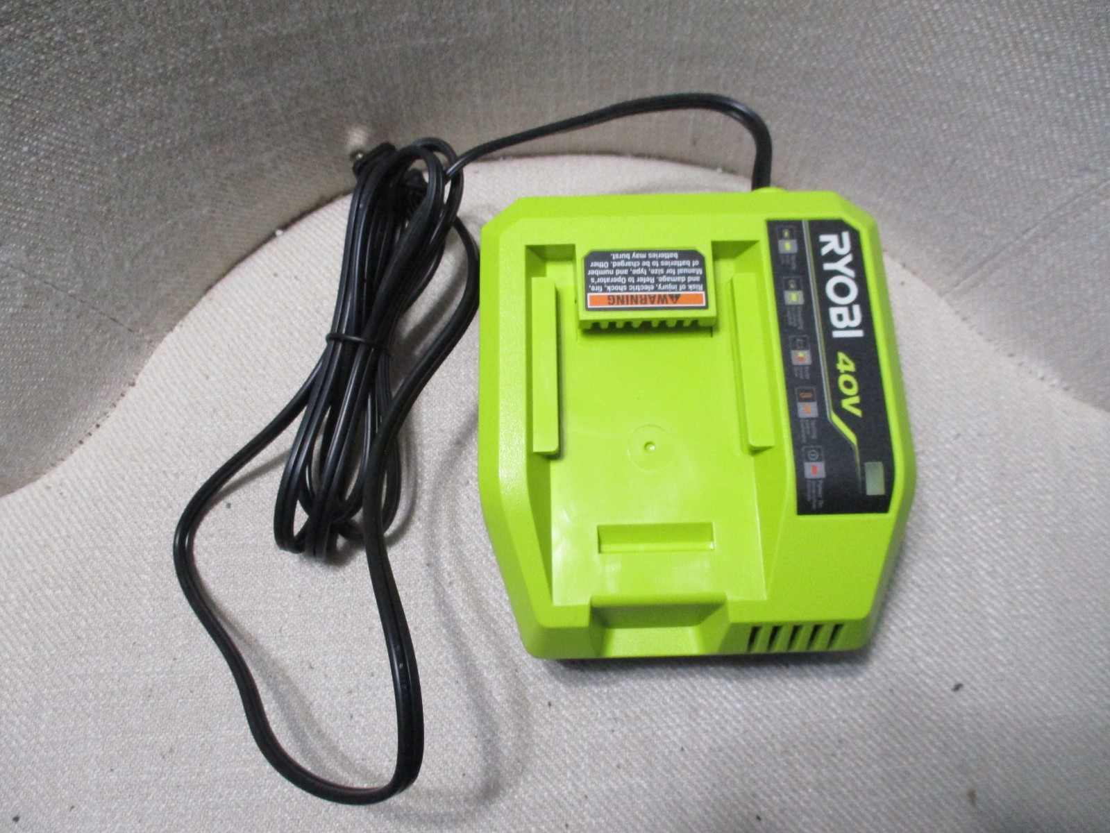 Genuine Ryobi OP408VNM 40V Lithium-Ion Fast Rapid Quick Charger