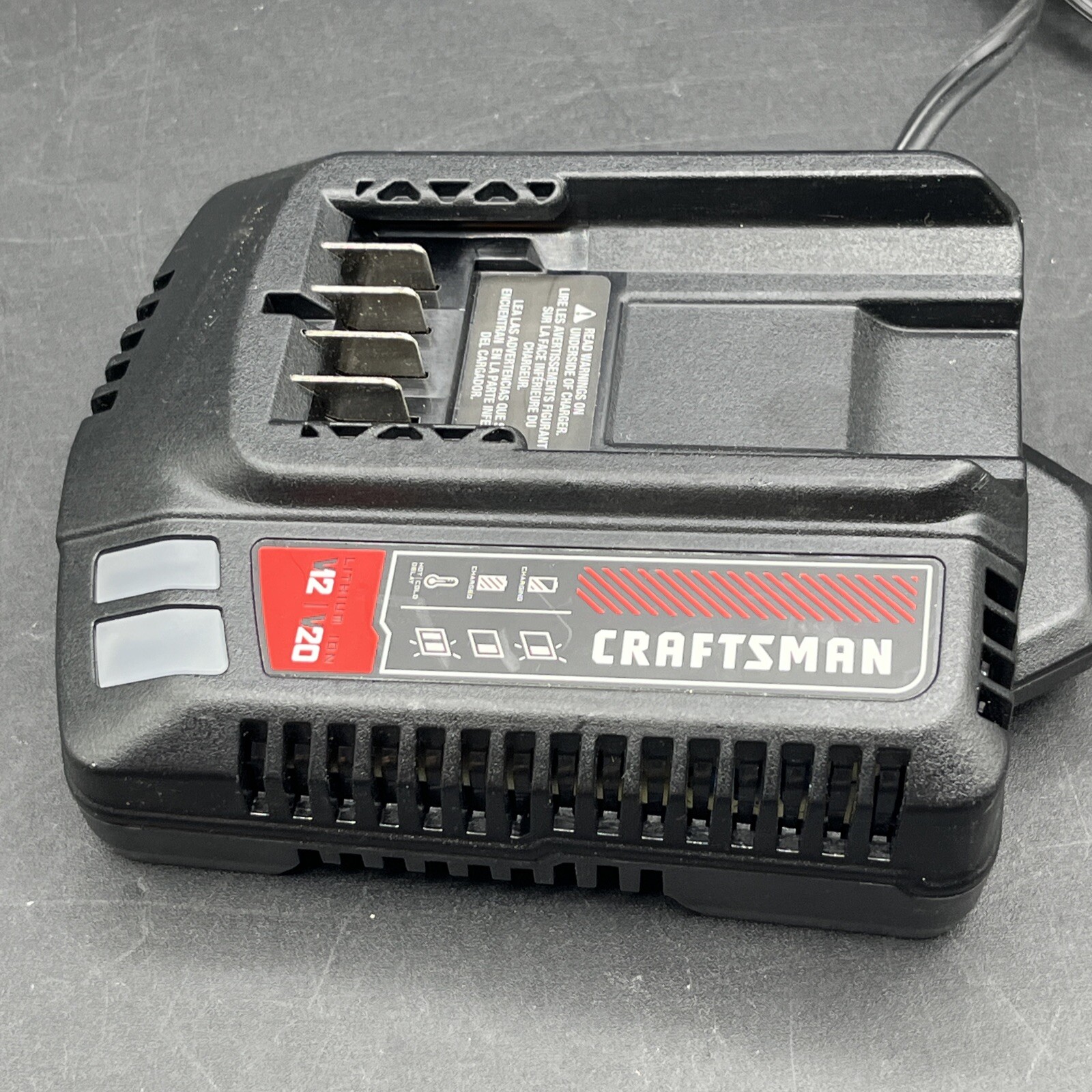 Craftsman CMCB100 Type 1 Lithium-Ion Battery Charger 12V-20V Tested Works