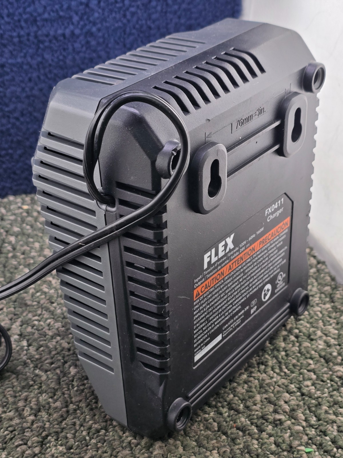FLEX FX0411 24V 160W Fast Rapid Quick Battery Charger 60Hz 120V